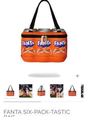 Sprayground Orange Fanta Six-Pack Cooler Bag